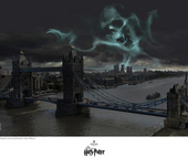 Harry Potter Artwork Harry Potter Artwork Dark Mark Over London